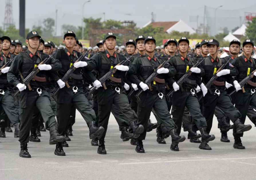 베트남 특수경찰 복장 (이미지출처: internet)