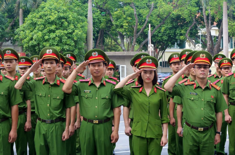 베트남 사법경찰 복장 (이미지출처: internet)
